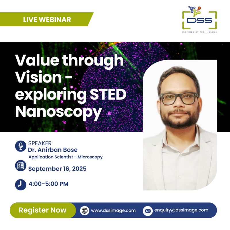 Webinar – Value Through Vision – Exploring STED Nanoscopy