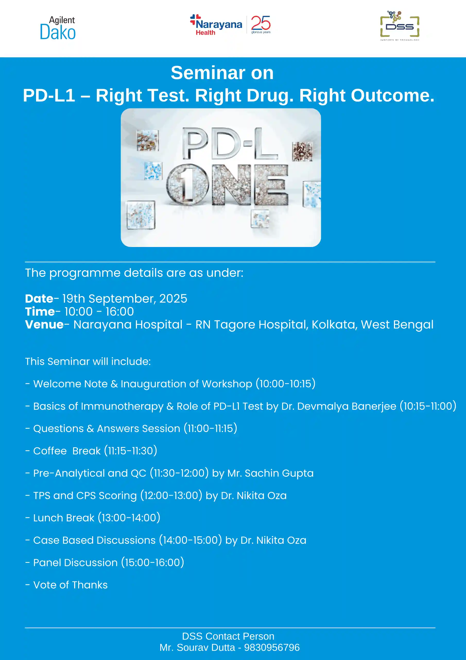 Seminar on PD-L1 – Right Test. Right Drug. Right Outcome.