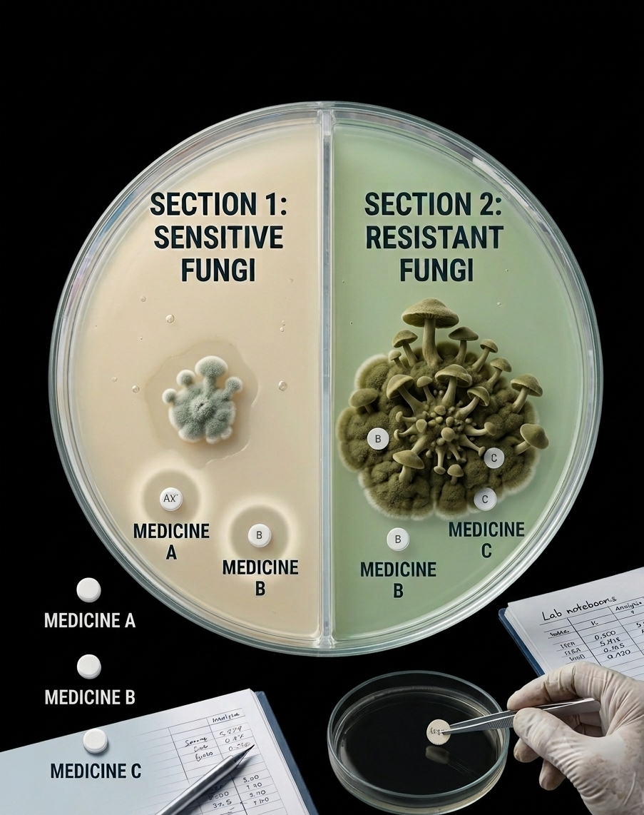 Fungal disease diagnostic image